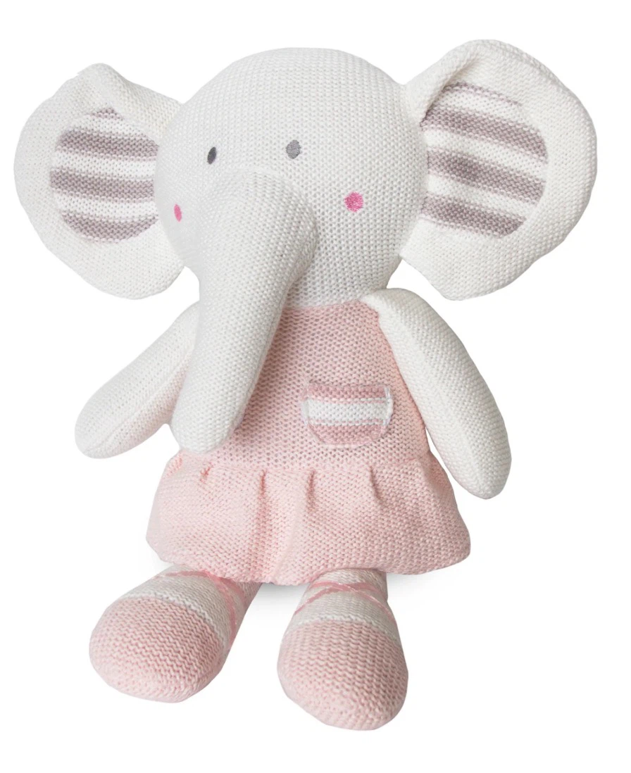 Amelia Elephant Knit Plush – Like New | Mint Condition - photo 4