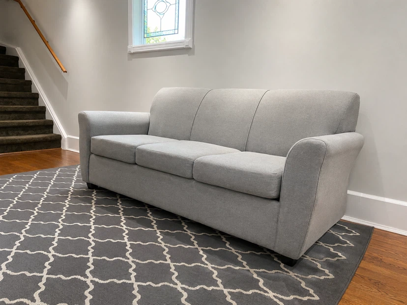 Grey 3-Seater Sofa - photo 3