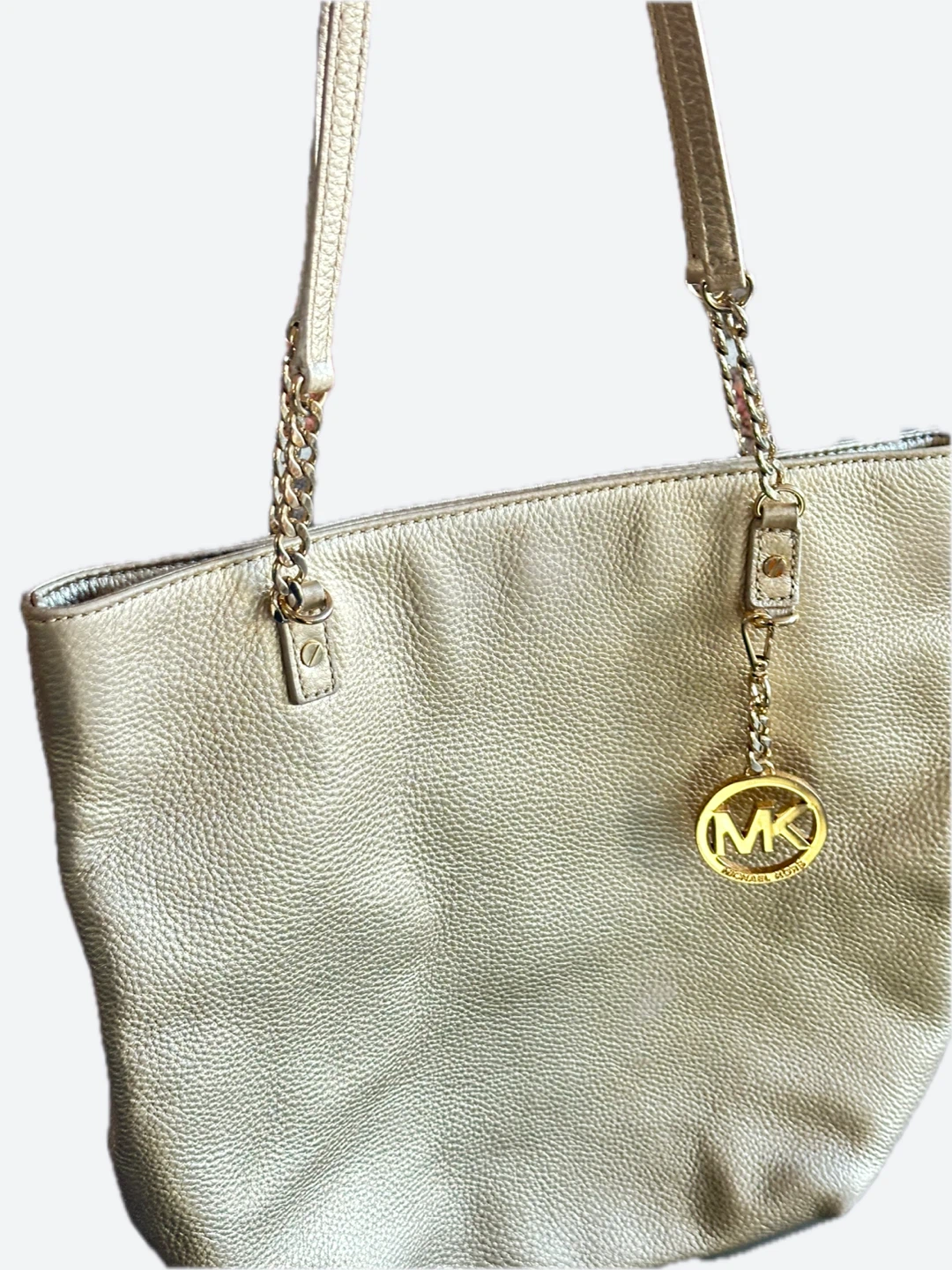 Michael Kors Gold Tote Bag