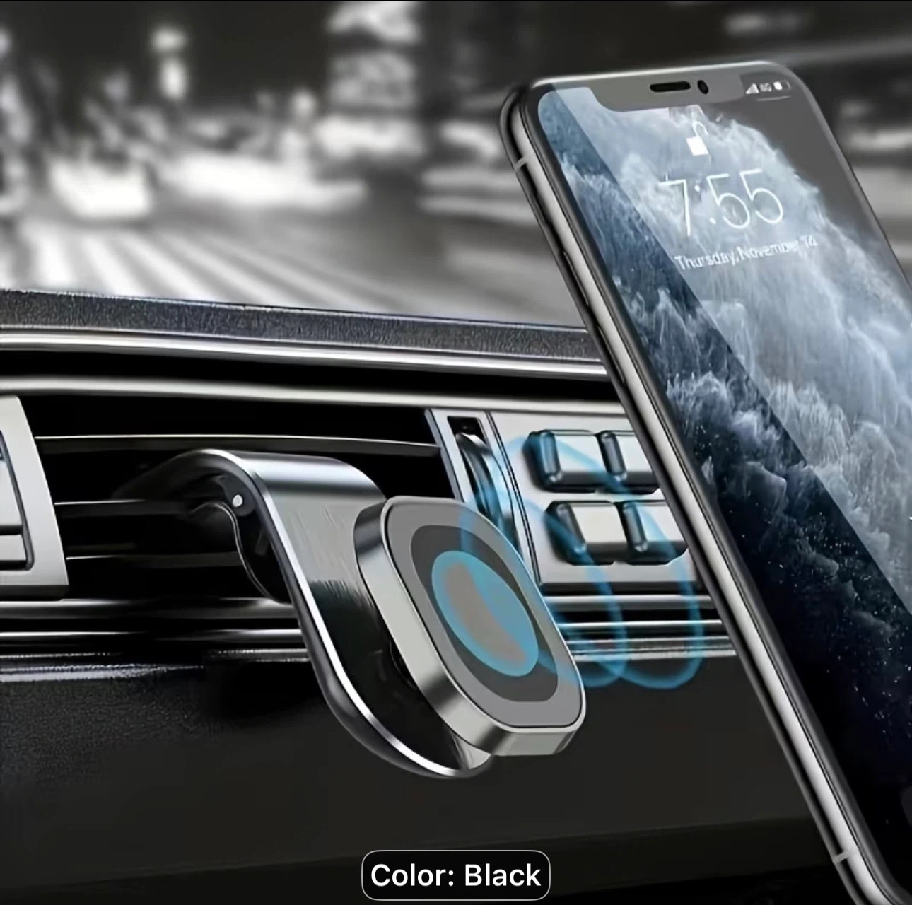Strong Magnetic Phone Holder for Car 360 Degree Rotation - photo 2