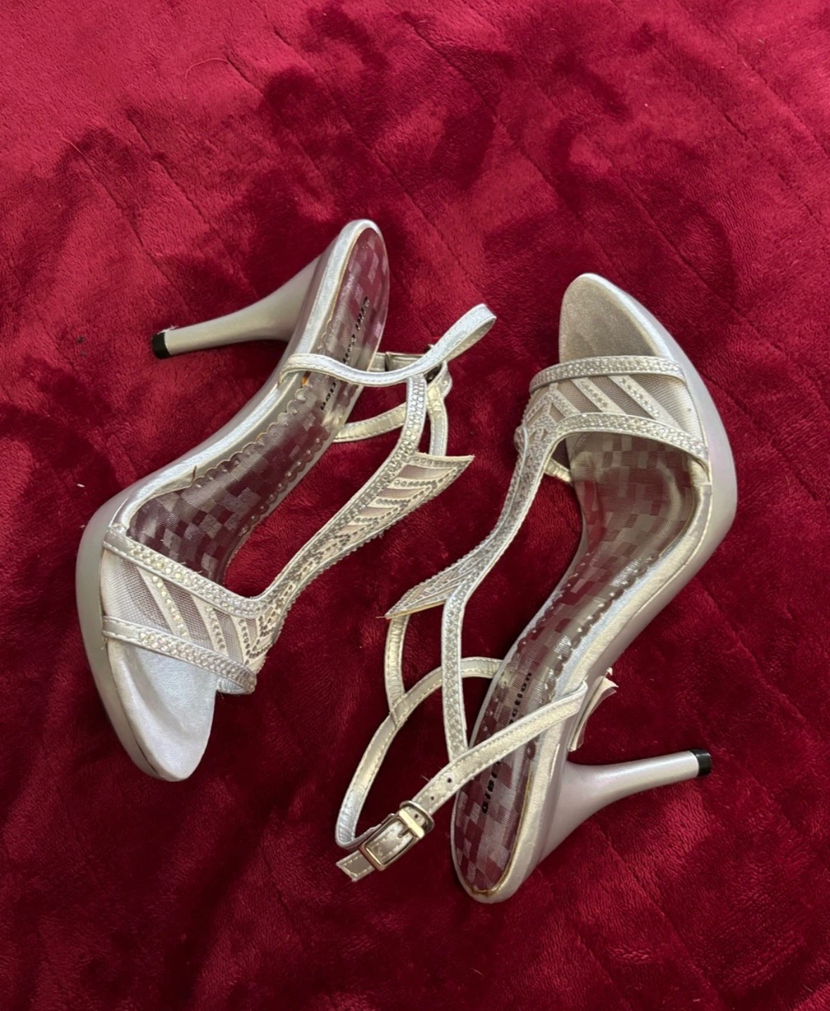 GiGi Collection Silver Embellished Heeled Sandals - photo 2