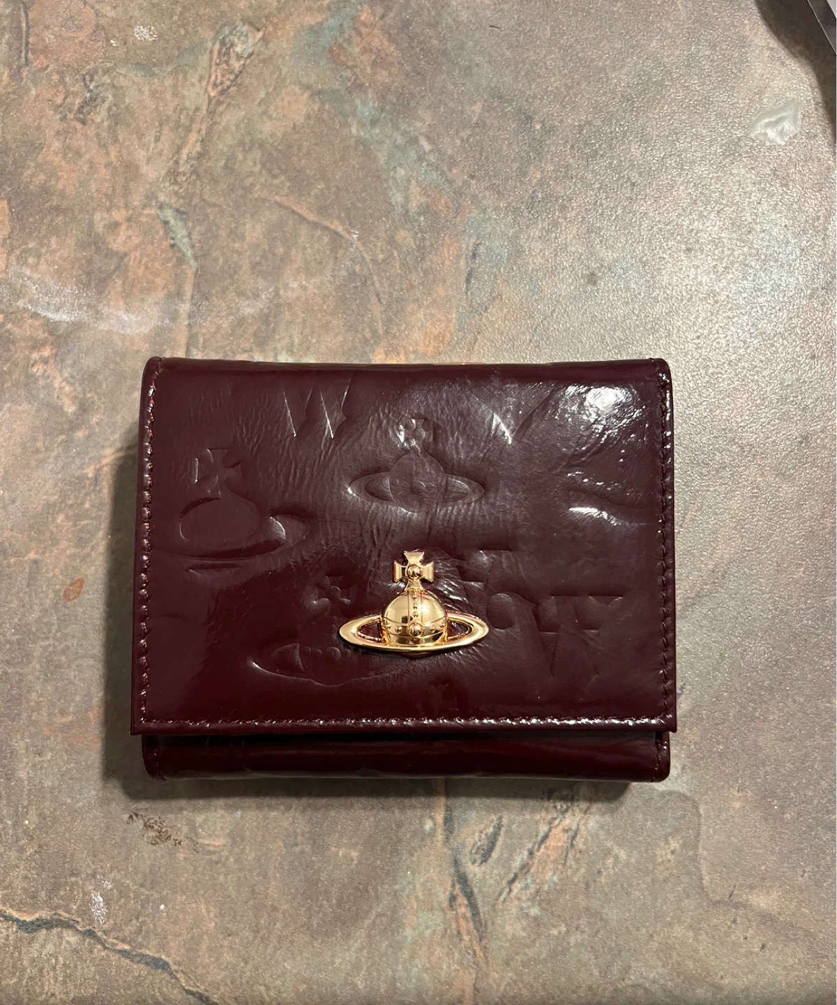 Burgundy Trifold Wallet