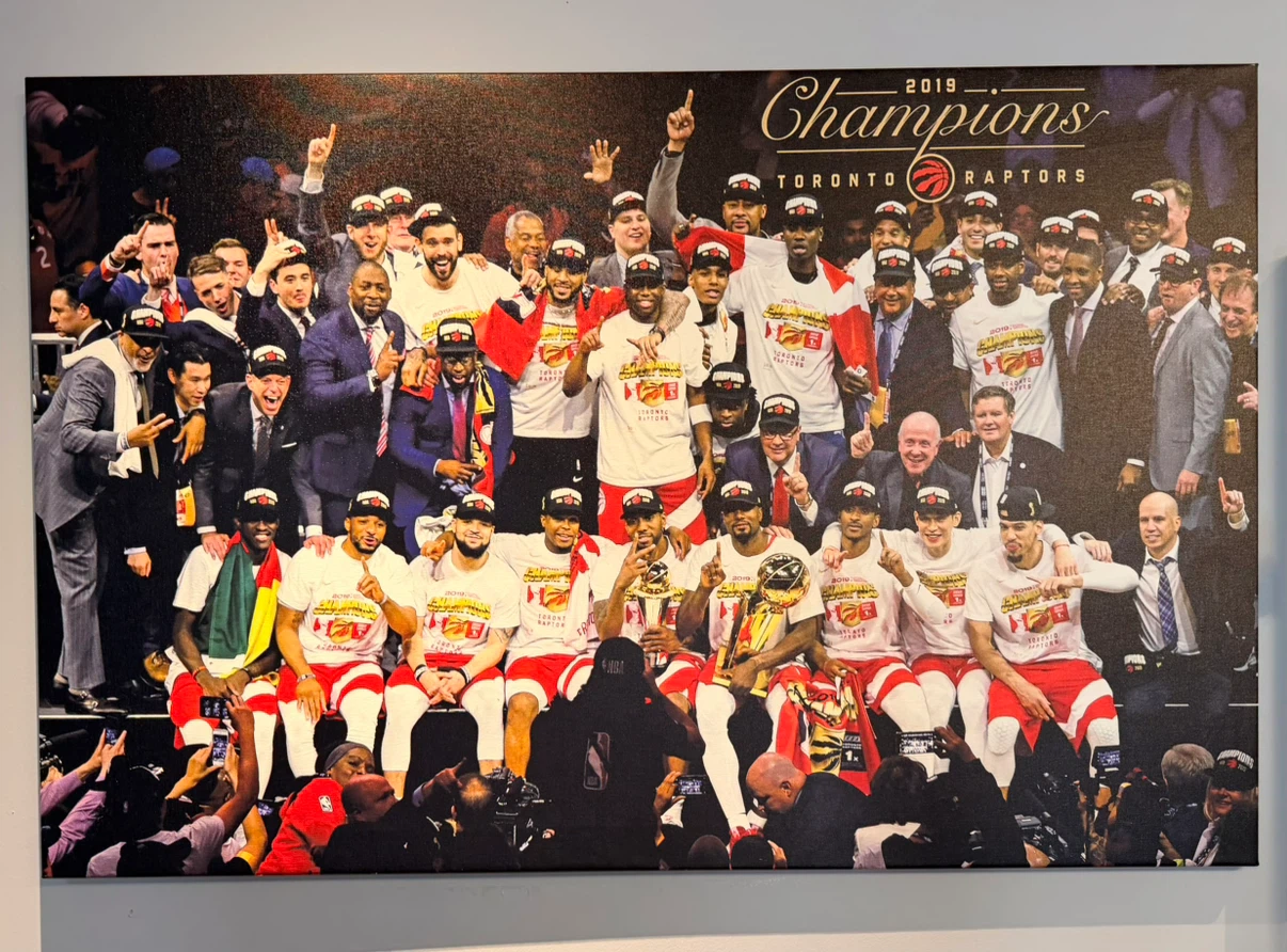 2019 Toronto Raptors Champions Canvas Print