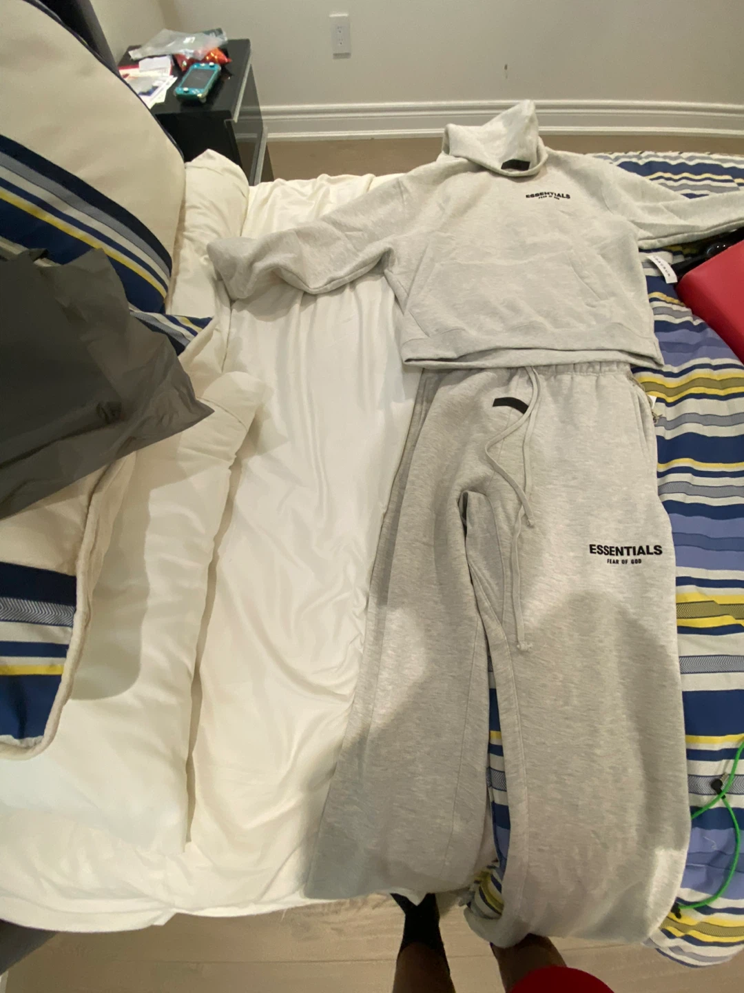 ESSENTIALS light oatmeal tracksuit