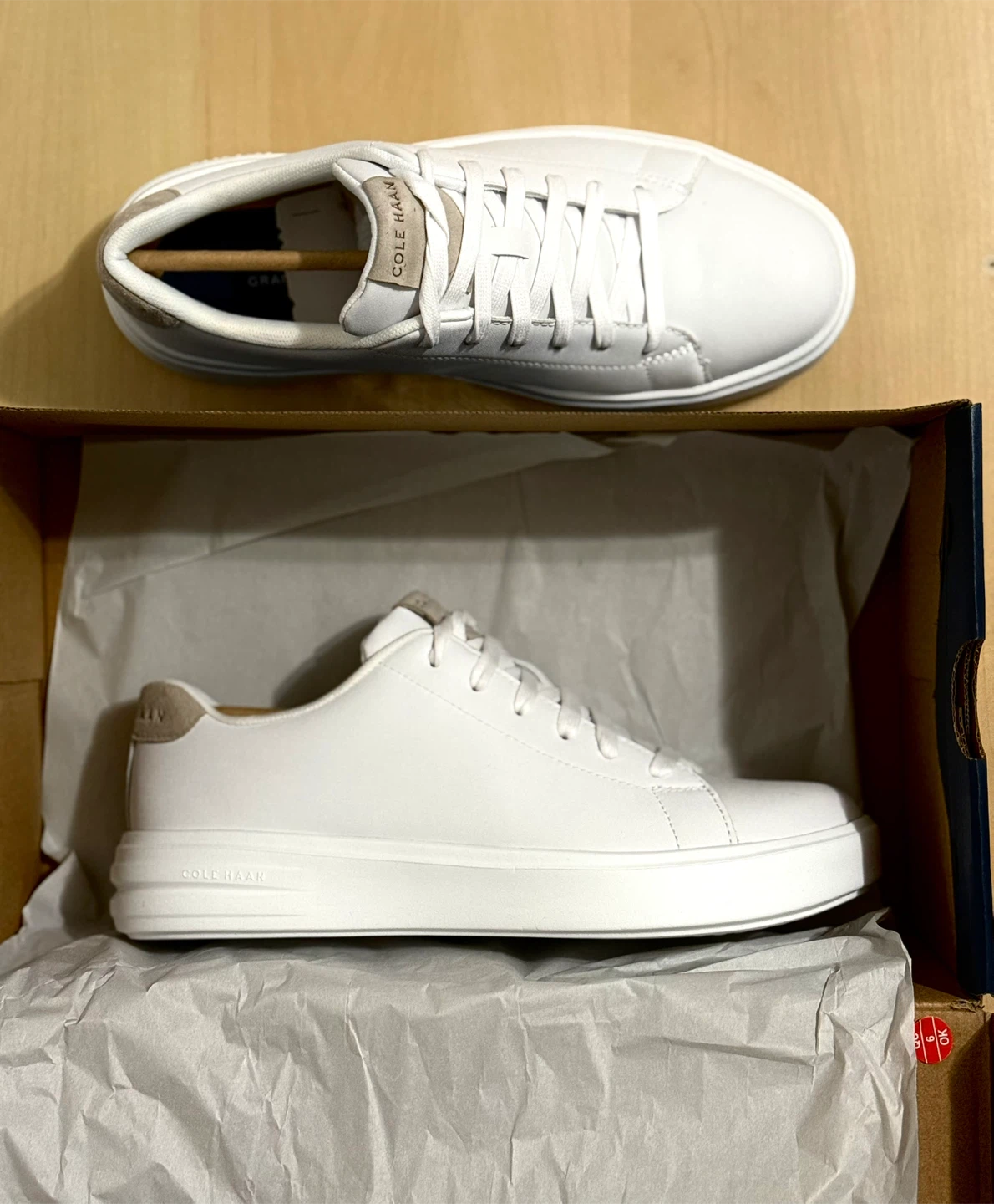 Cole Haan Grand+ Court Leather Sneakers