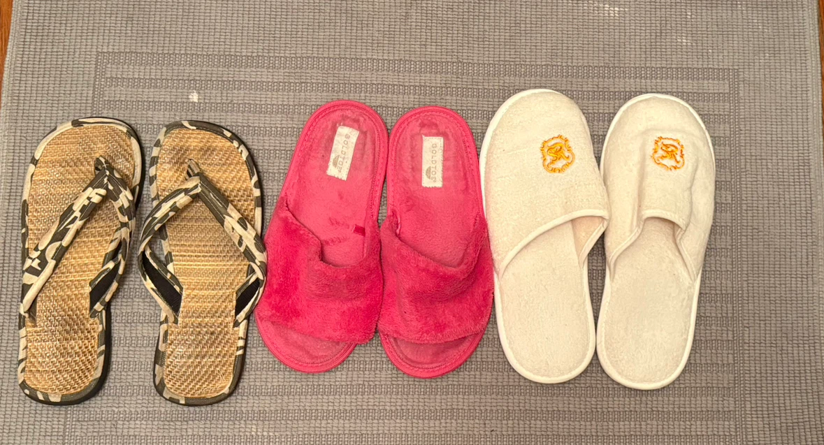 Goldtoe Pink Slippers and Flip Flops Lot