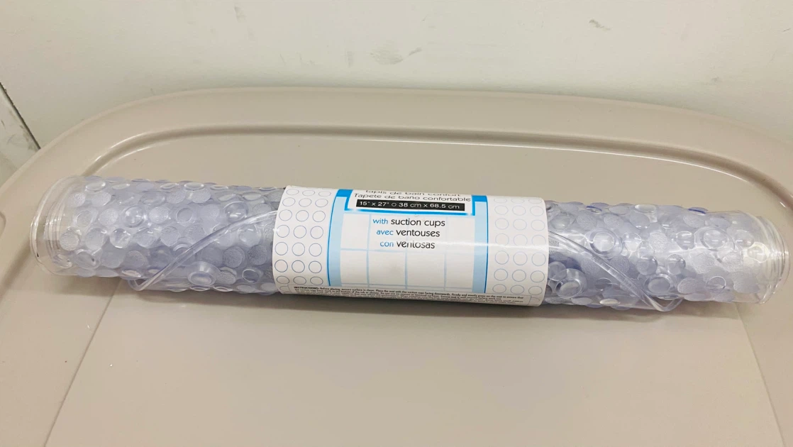 New Bath Mat with Suction Cups: Just $3
