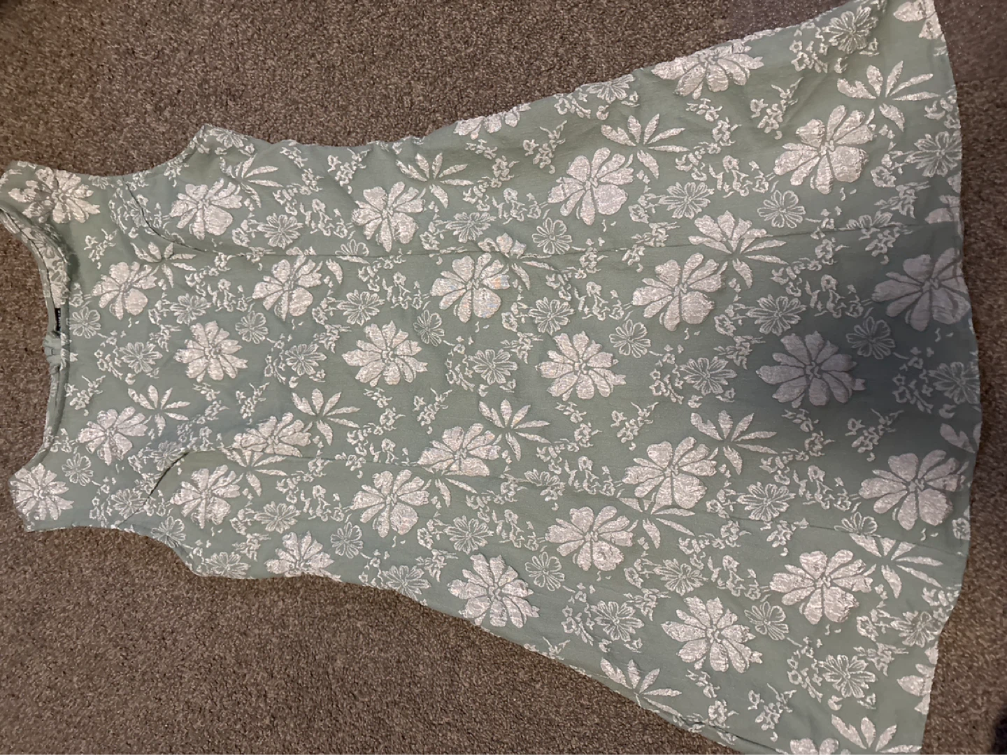 Light Green Floral Dress