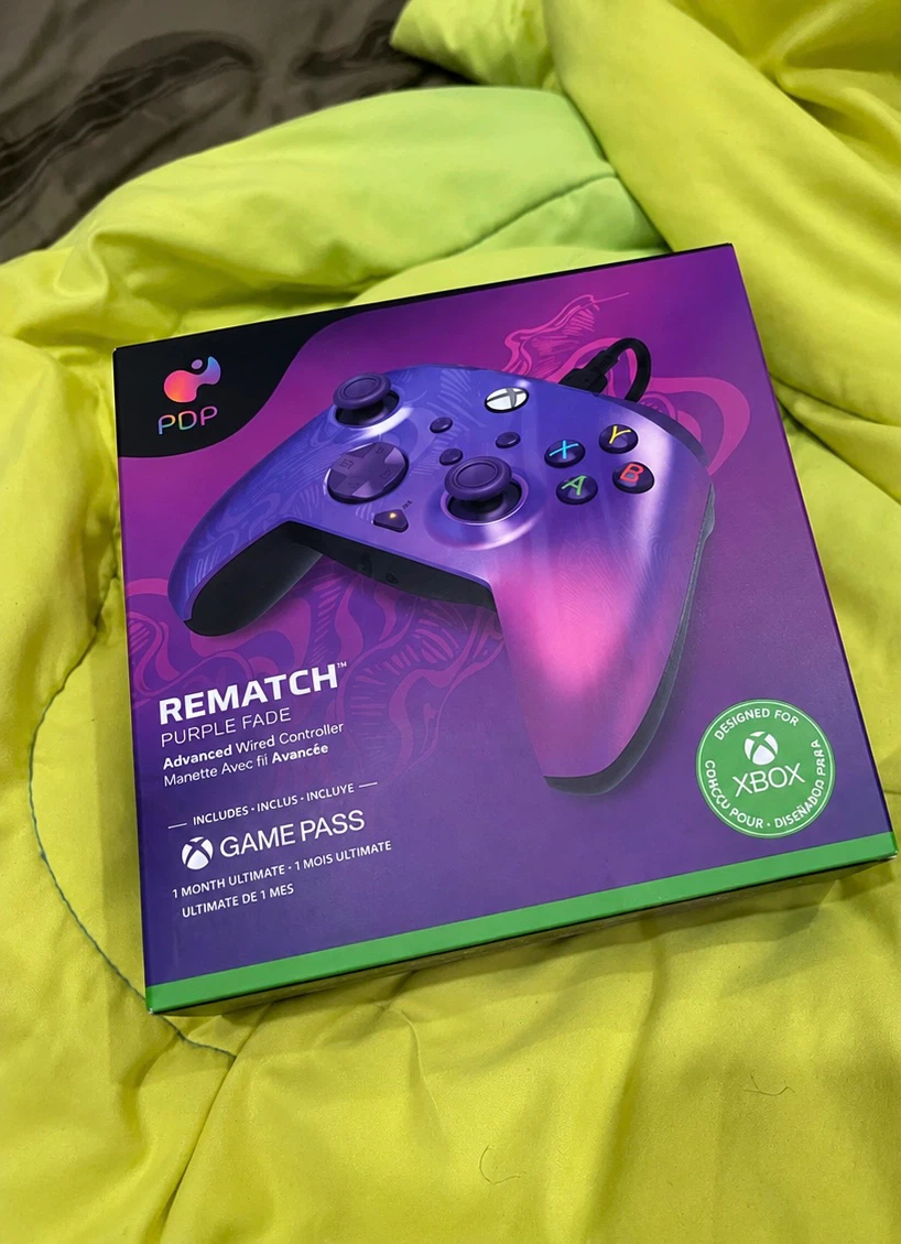 PDP Rematch Advanced Wired Controller Purple Fade for Xbox