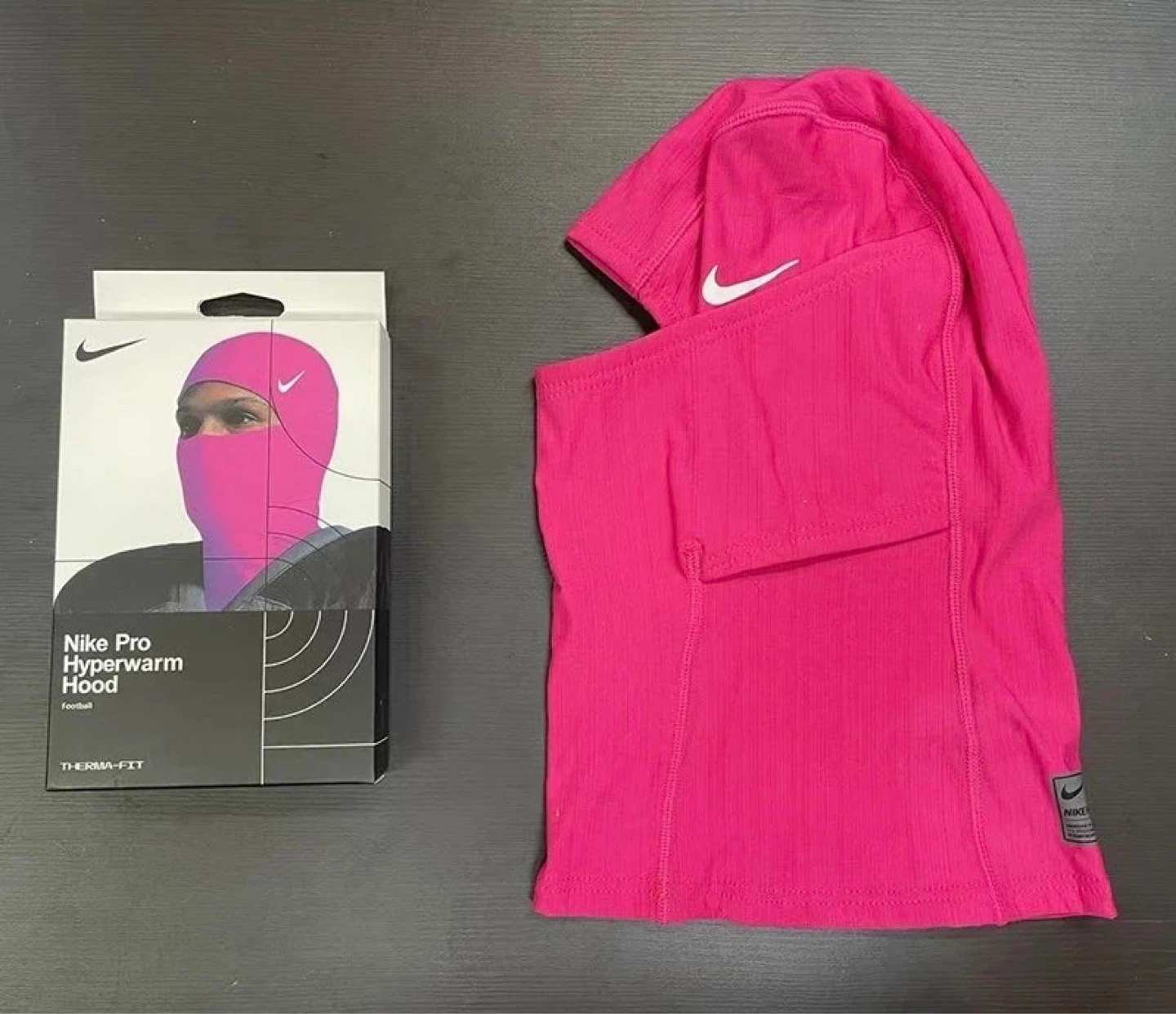 Nike Pro Hyperwarm Hood Football Balaclava Pink