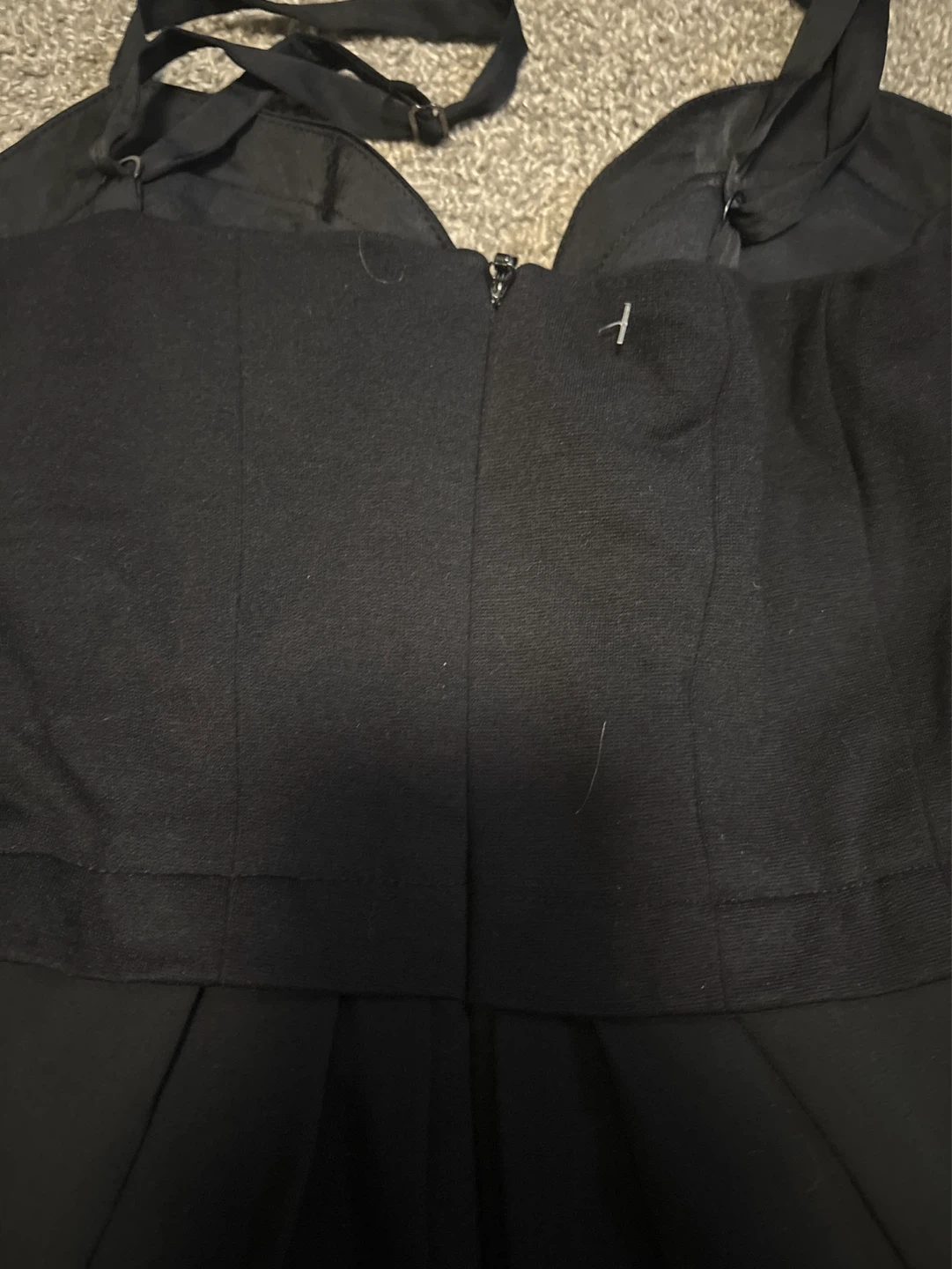 BCBGMAXAZRIA Black Hi-Low Dress Size 4 - photo 2