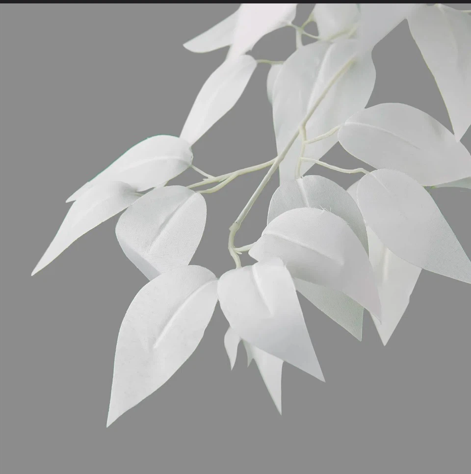 White Artificial Ficus Tree 6ft - photo 5