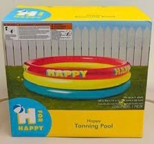 Tanning Swimming Pool –Fits 2 Adults | Great for Kids Fun