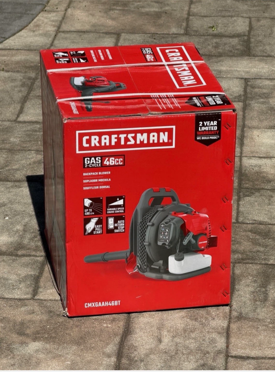 Craftsman Gas 46cc Backpack Blower - photo 2