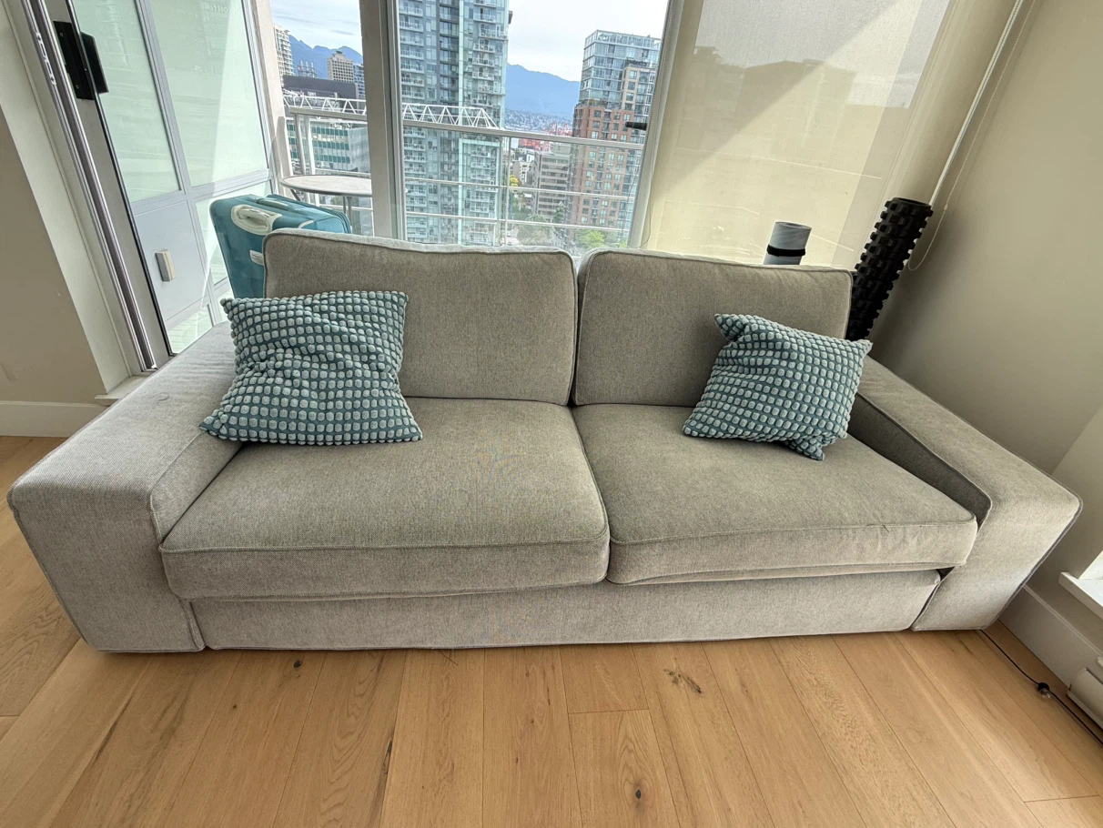 IKEA KIVIK 3-Seater Sofa Tibbleby beige/gray