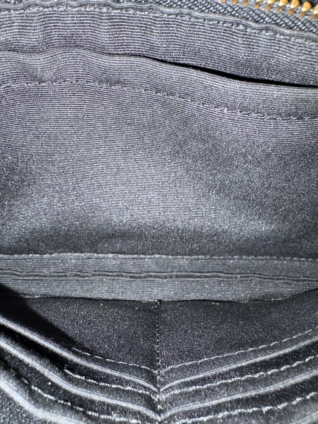 Coach Corner Zip Black Leather Wristlet Clutch - photo 5
