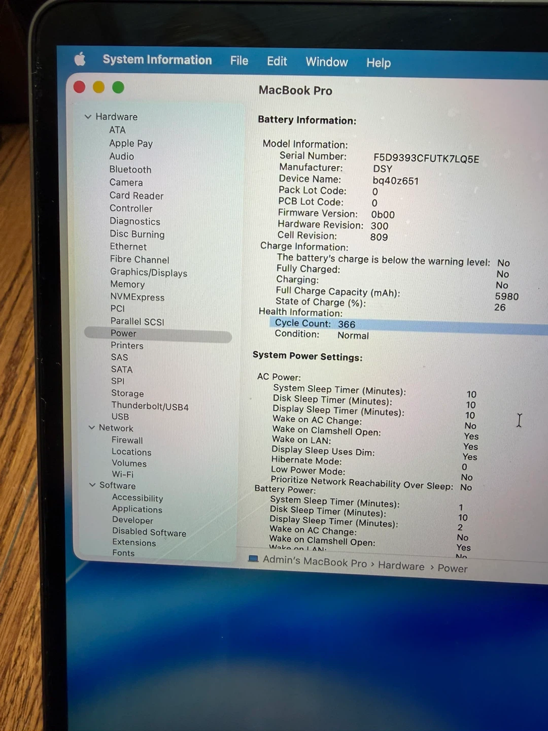 MacBook Pro 16 inch 2019 16GB RAM 512GB SSD MacOS Tahoe - photo 5