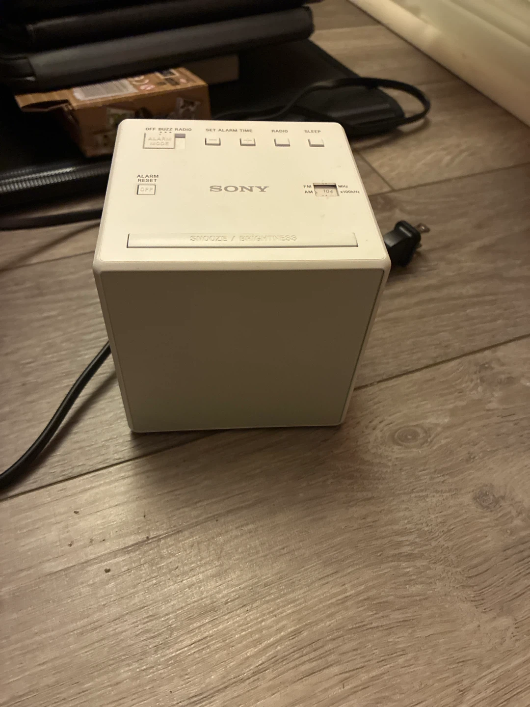 Sony Cube Alarm Clock Radio