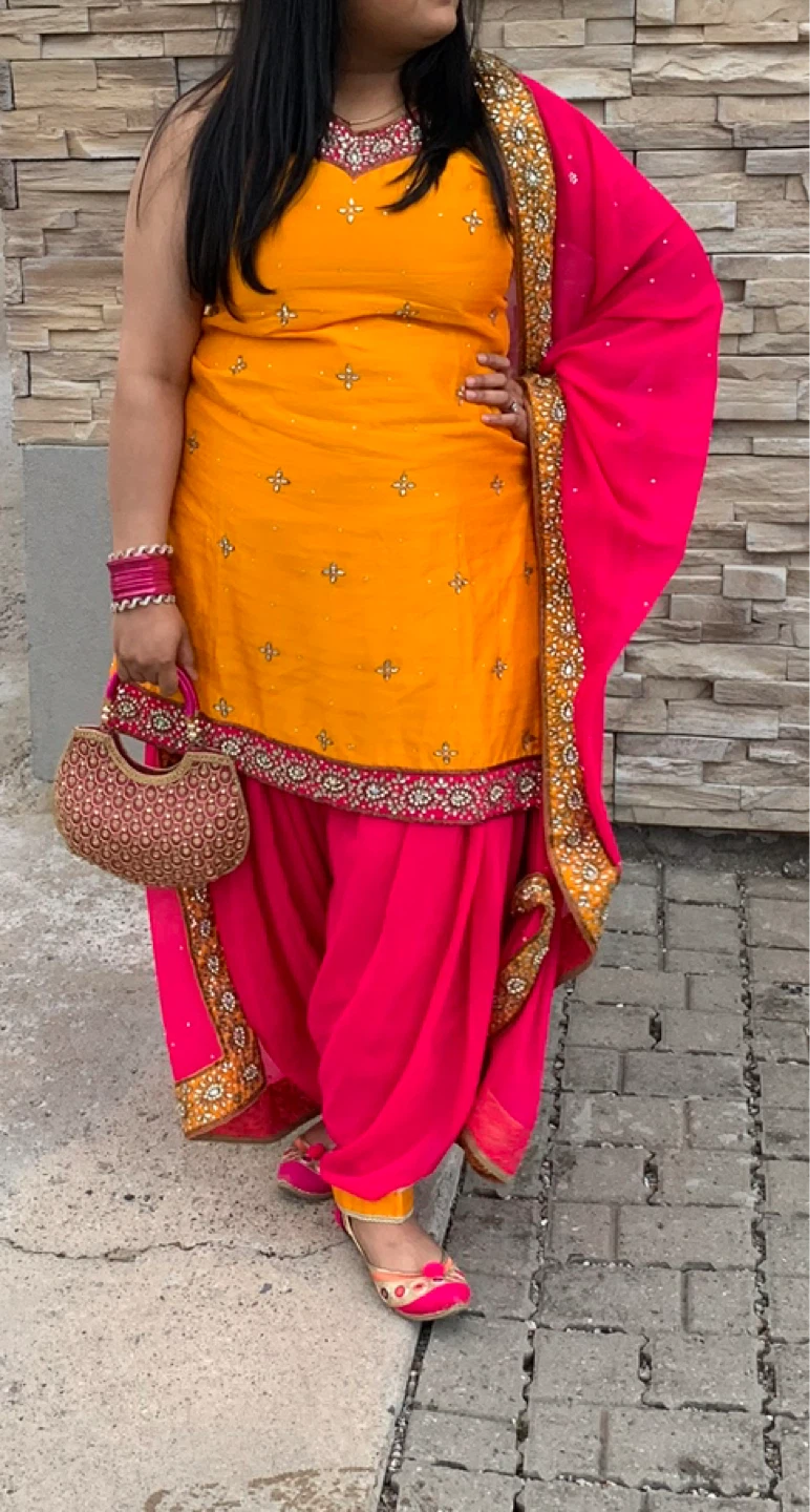 Designer Punjabi Suit (Patiala Style)