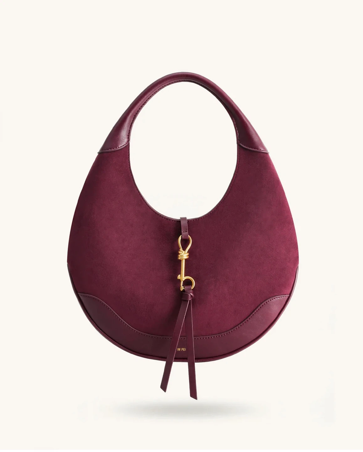 JW Pei "The Little Moon" Bag in Burgundy