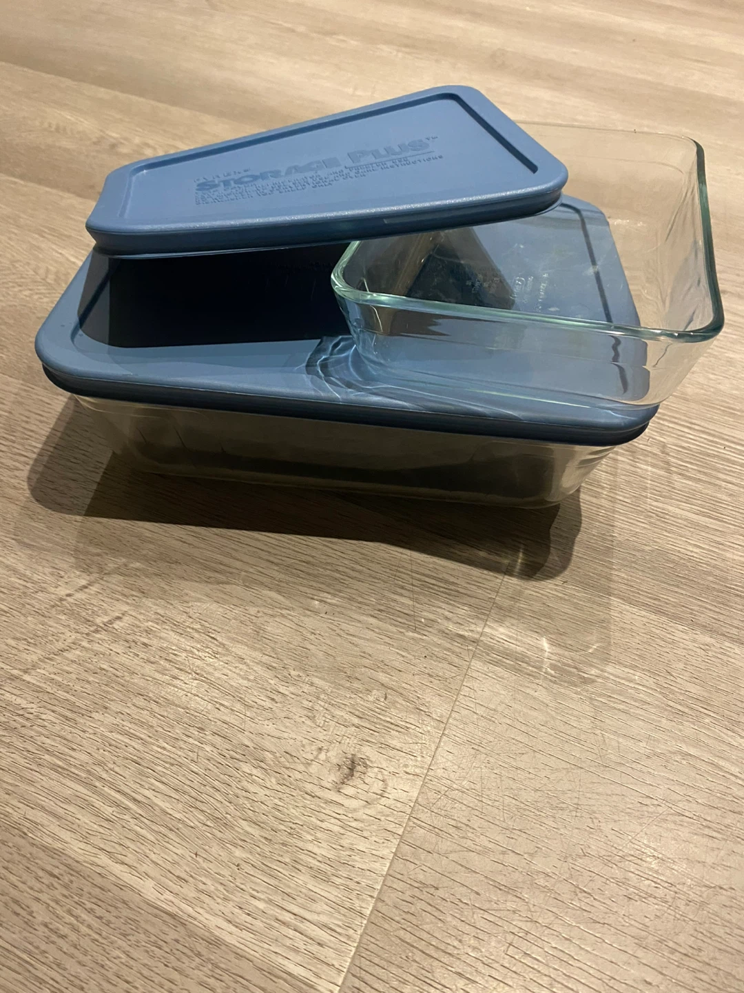 Storage Plus Glass Food Storage Container with Lid