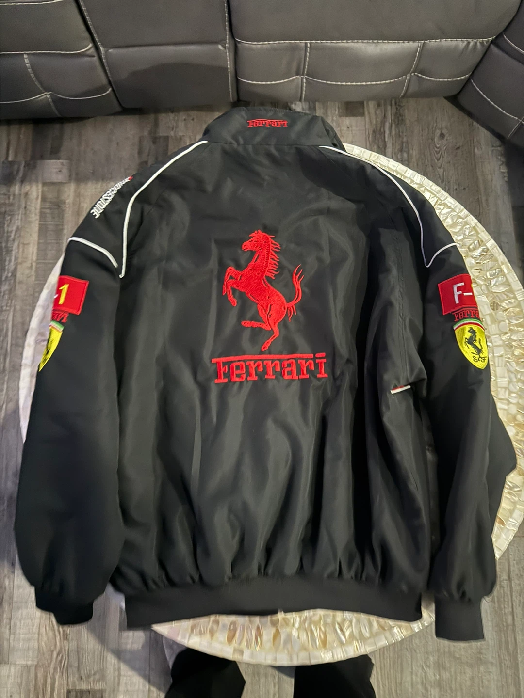 Embroidered Ferrari F1 Racing Jacket - photo 2