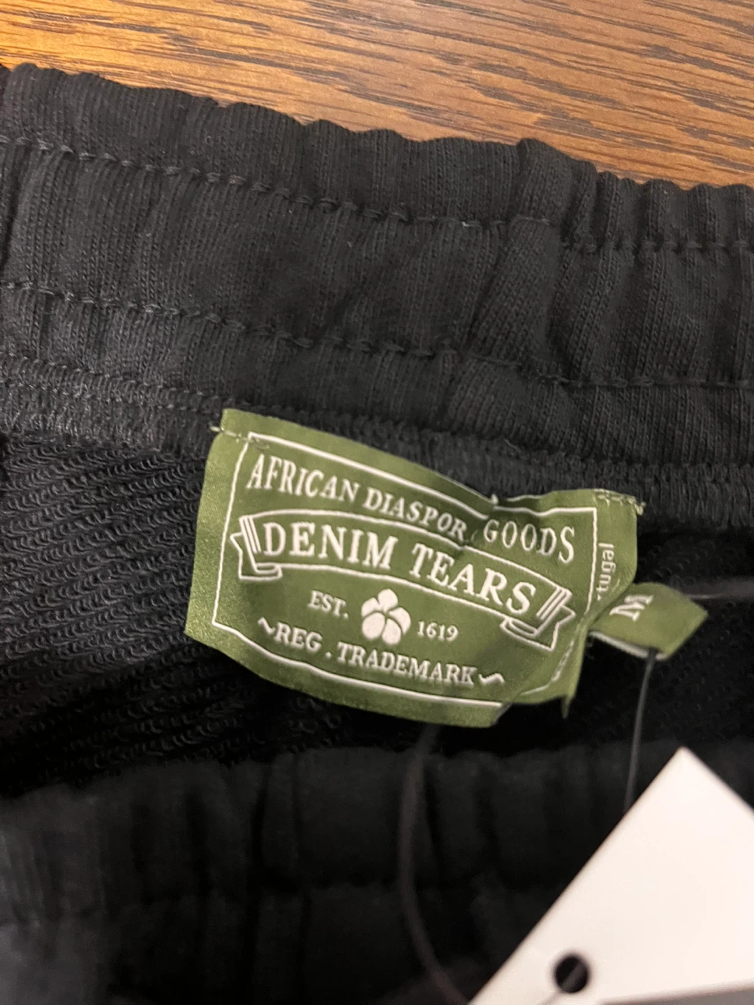 Denim Tears Black Floral Sweatpants - photo 3
