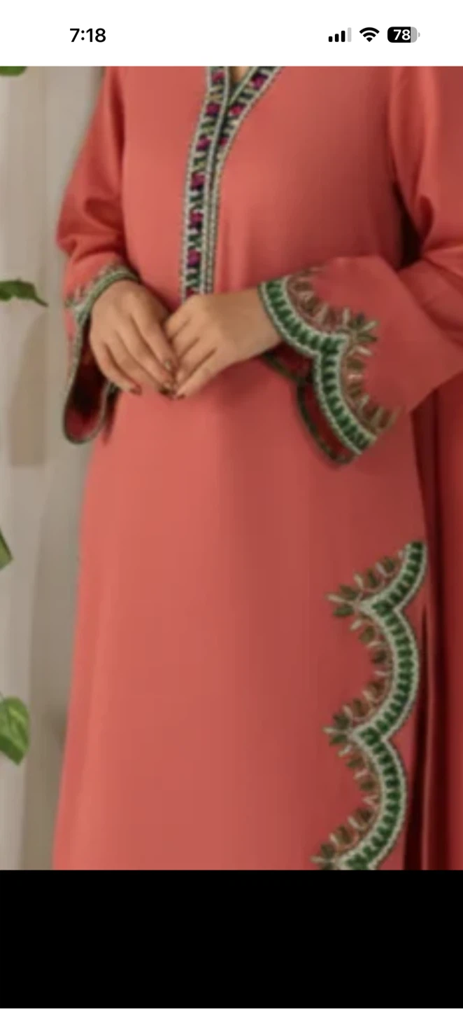 Silai Libas Linen Kurta Set in Peach Pink - photo 5