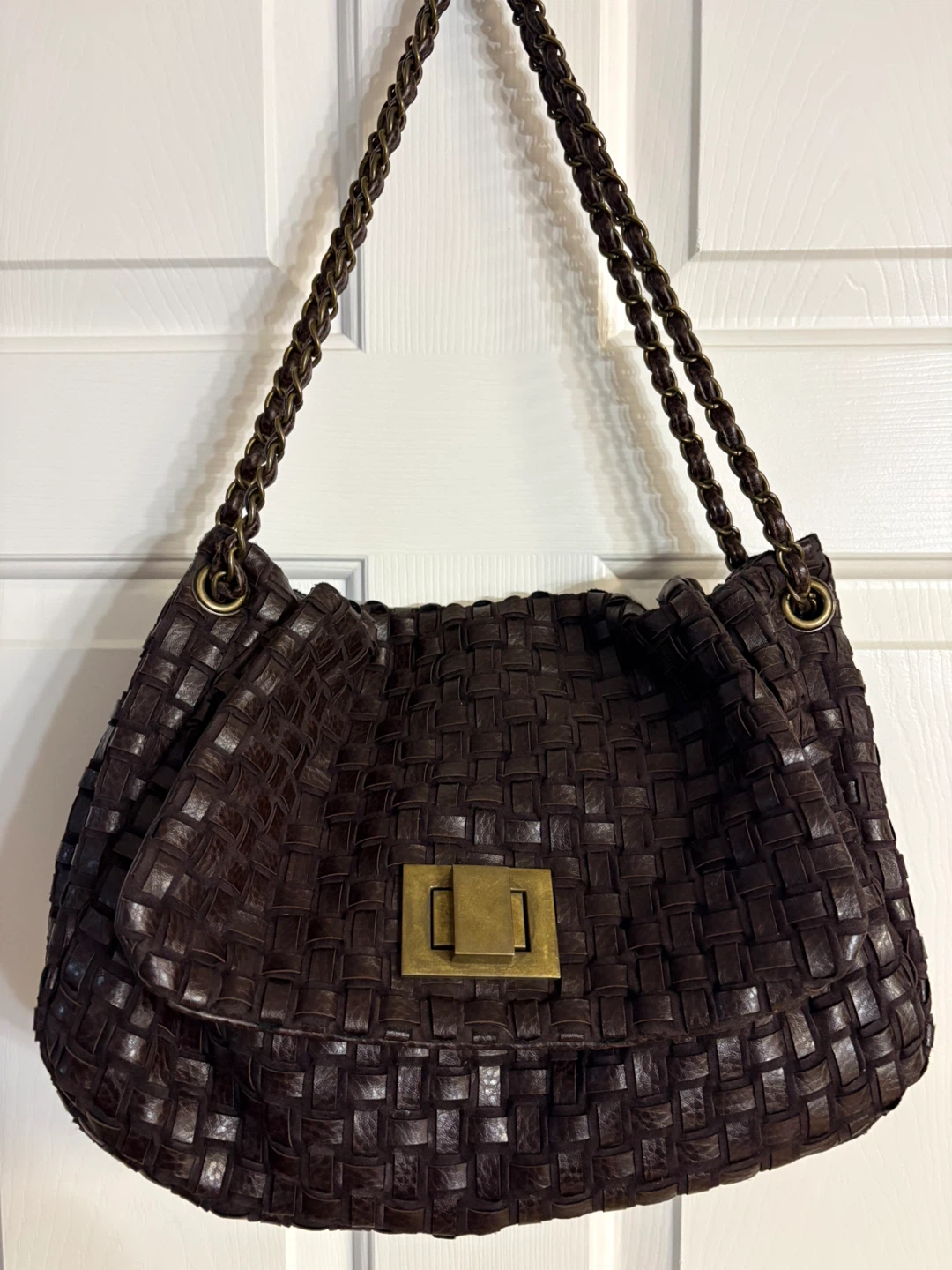 BEAUTY&YOUTH UNITED ARROWS Woven Vegan Leather Shoulder Bag