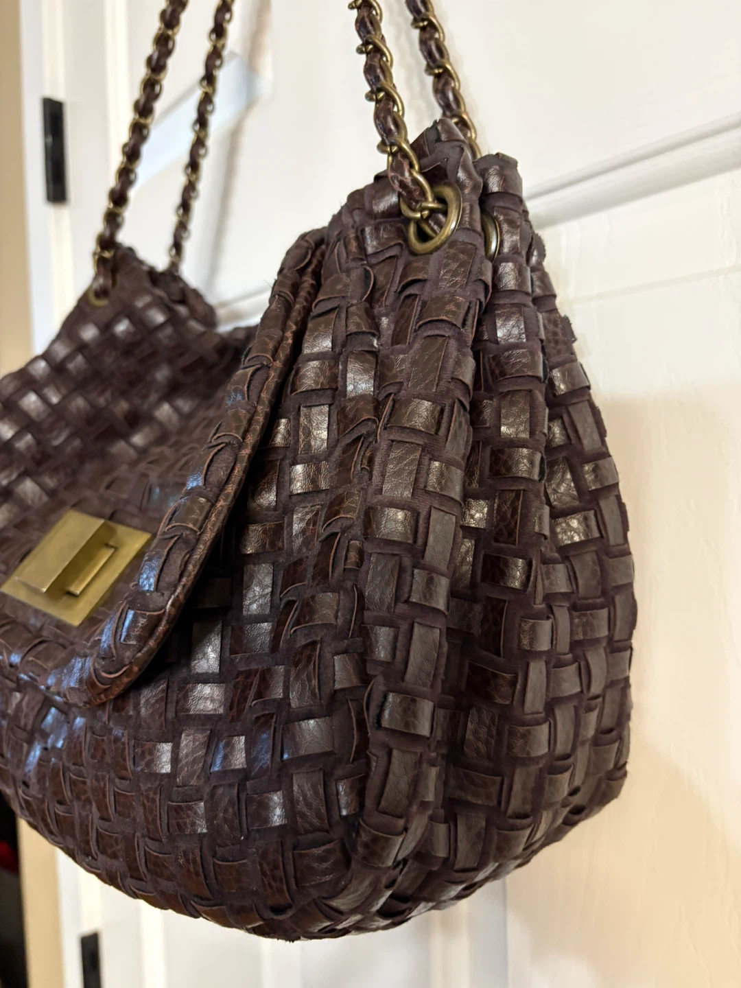 BEAUTY&YOUTH UNITED ARROWS Woven Vegan Leather Shoulder Bag - photo 3