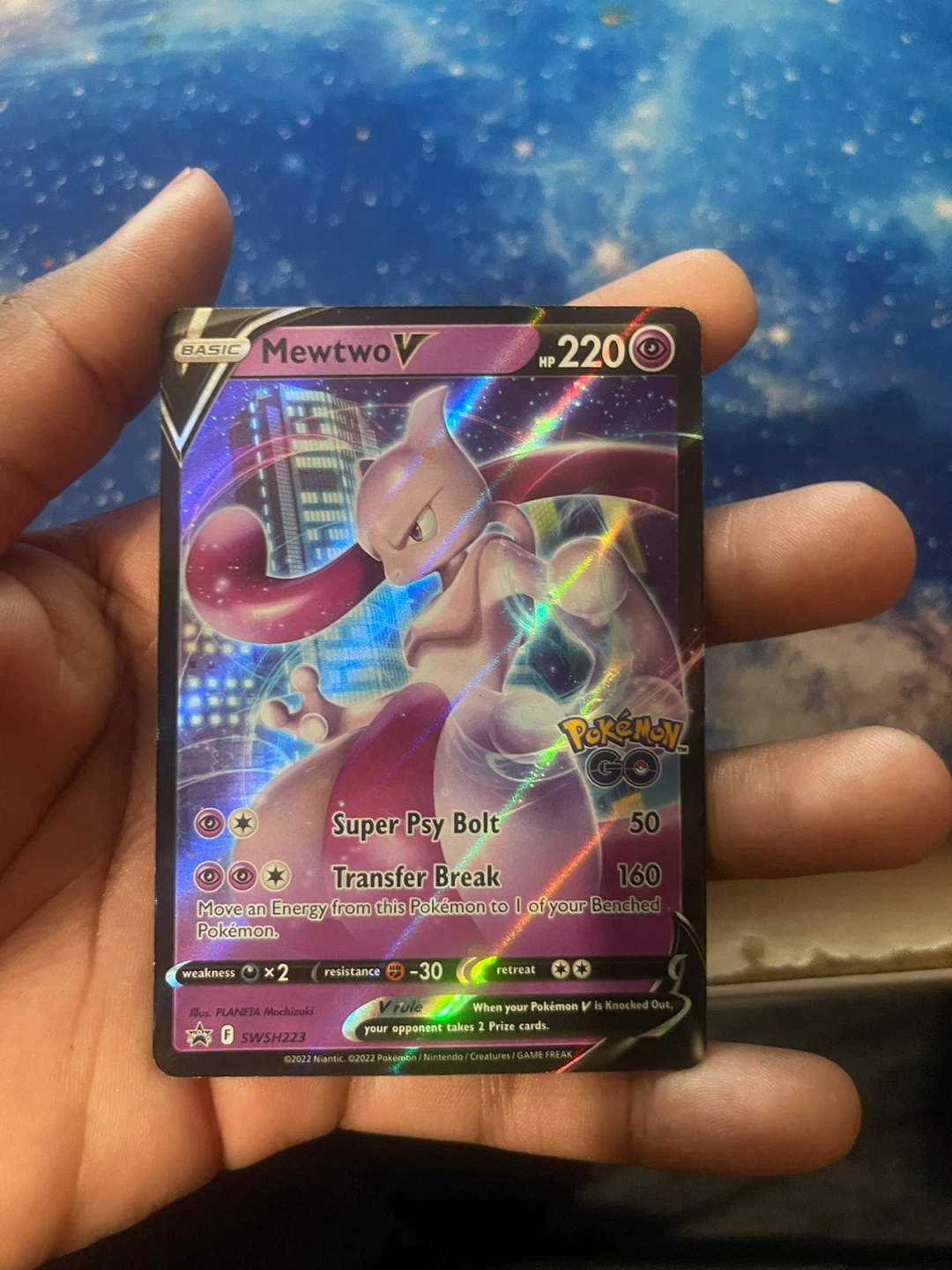 Pokémon TCG Mewtwo V Card
