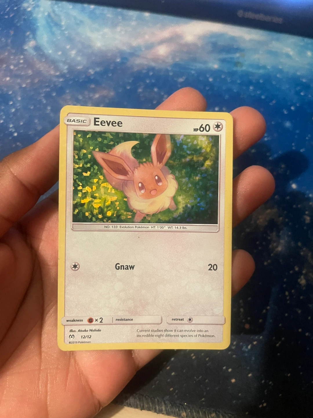 Pokemon Eevee Trading Card 2019 McDonald’s card