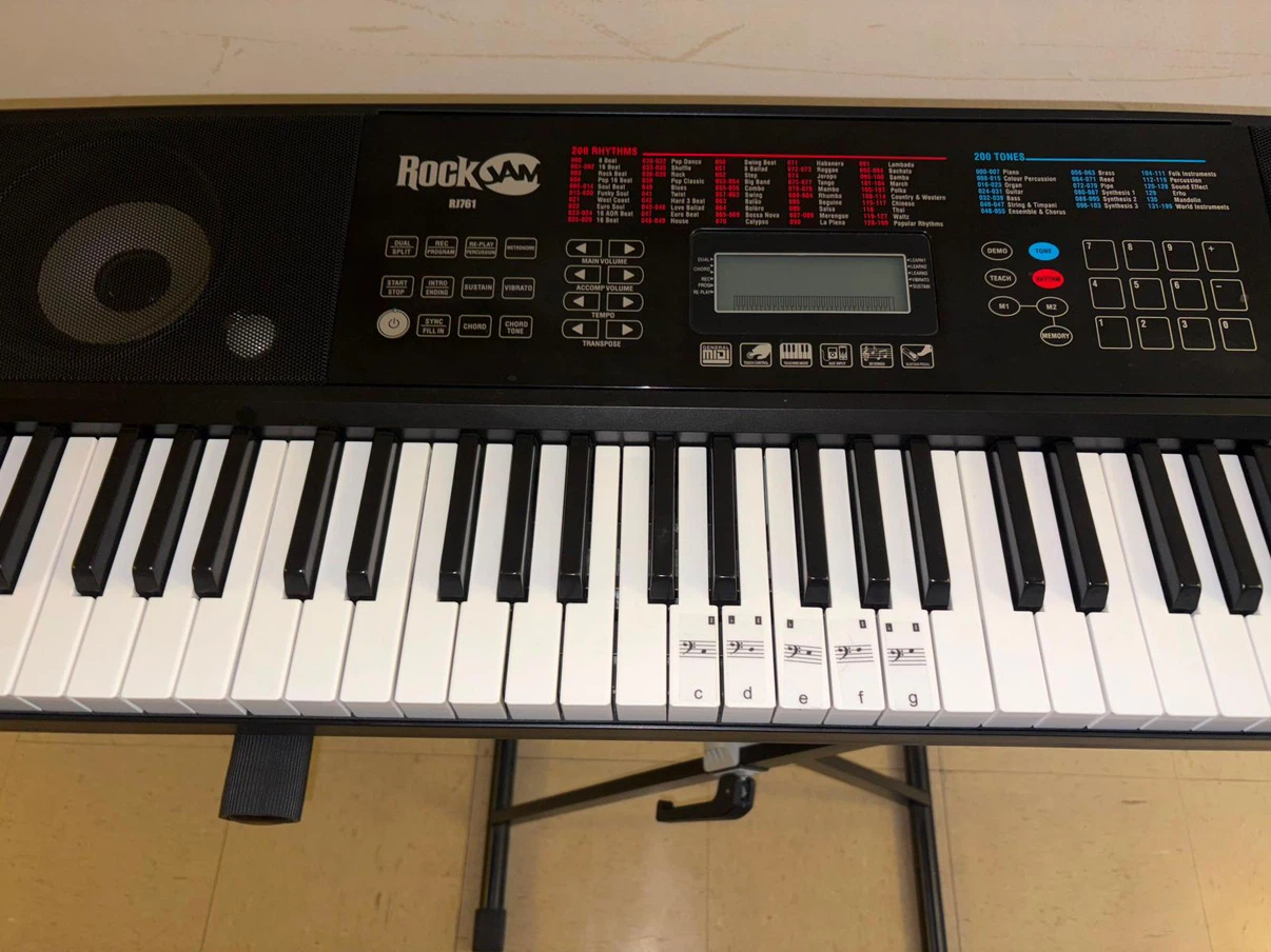 RockJam RJ761 Keyboard with Stand - photo 3