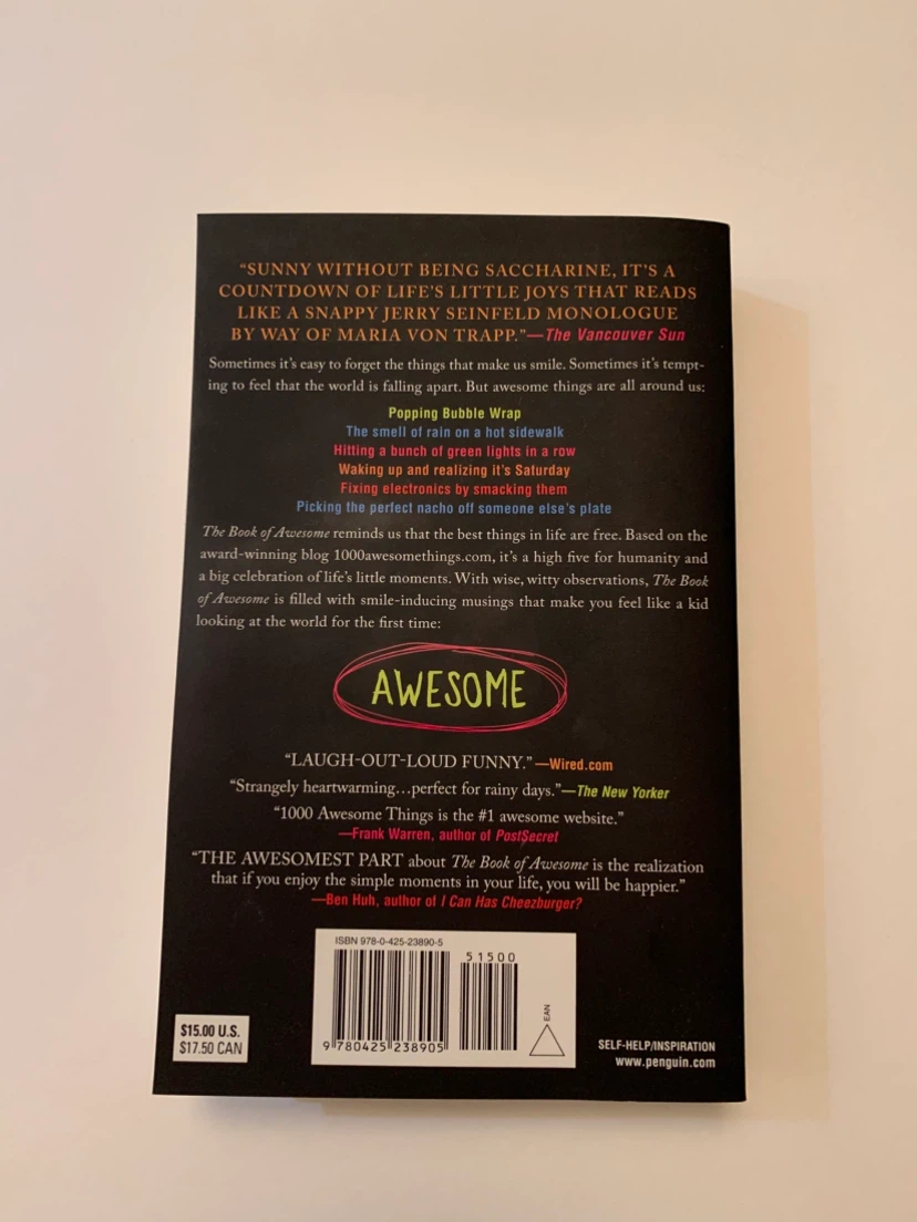 The Book of Awesome by Neil Pasricha - photo 2