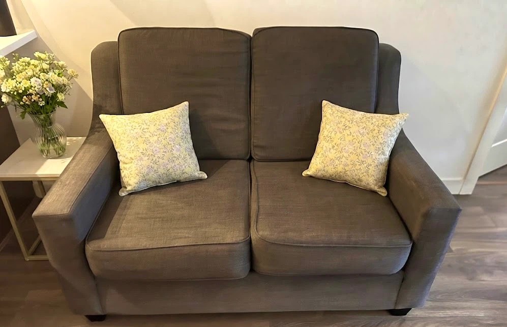 Grey Loveseat Sofa