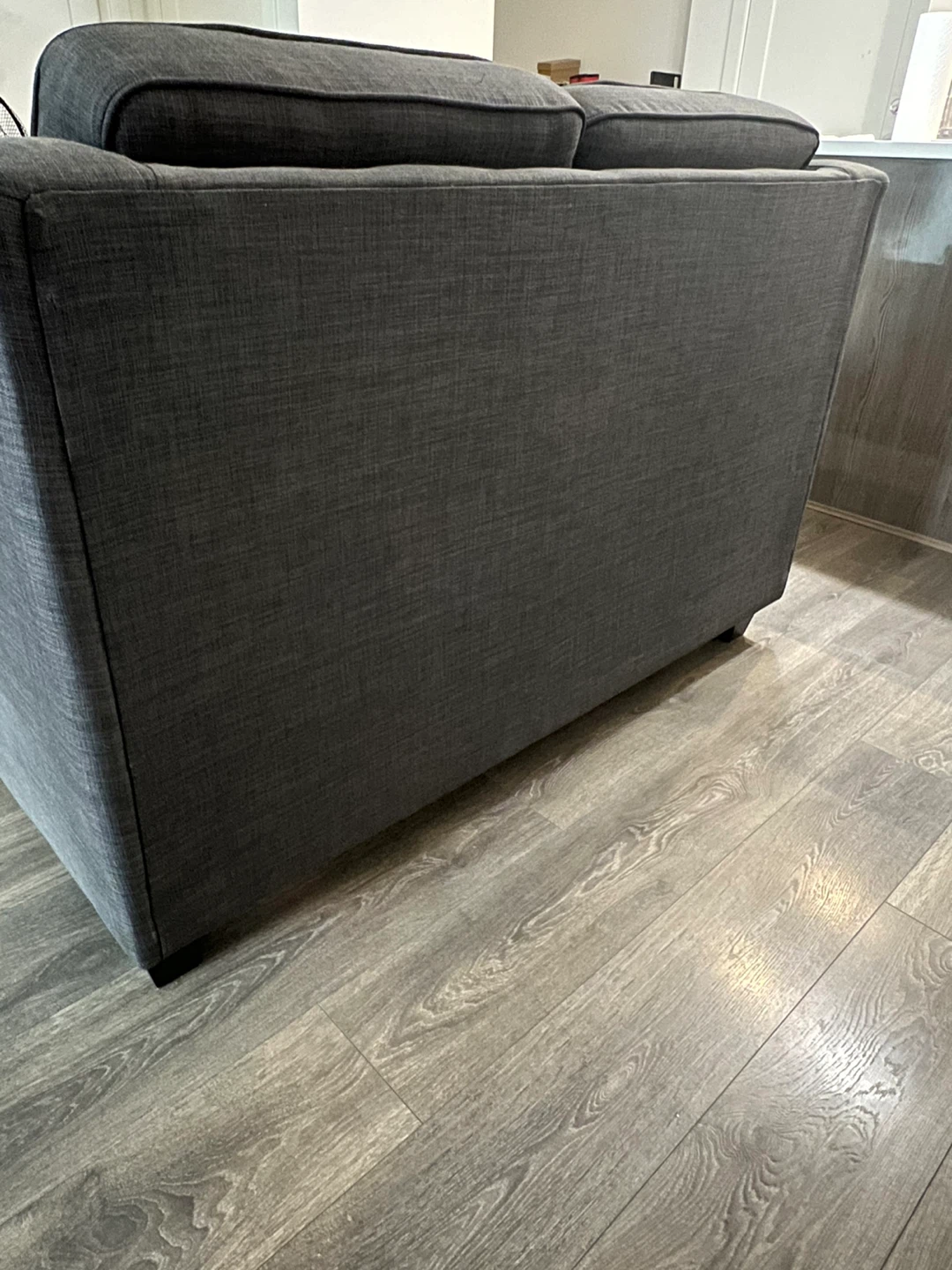 Grey Loveseat Sofa - photo 4