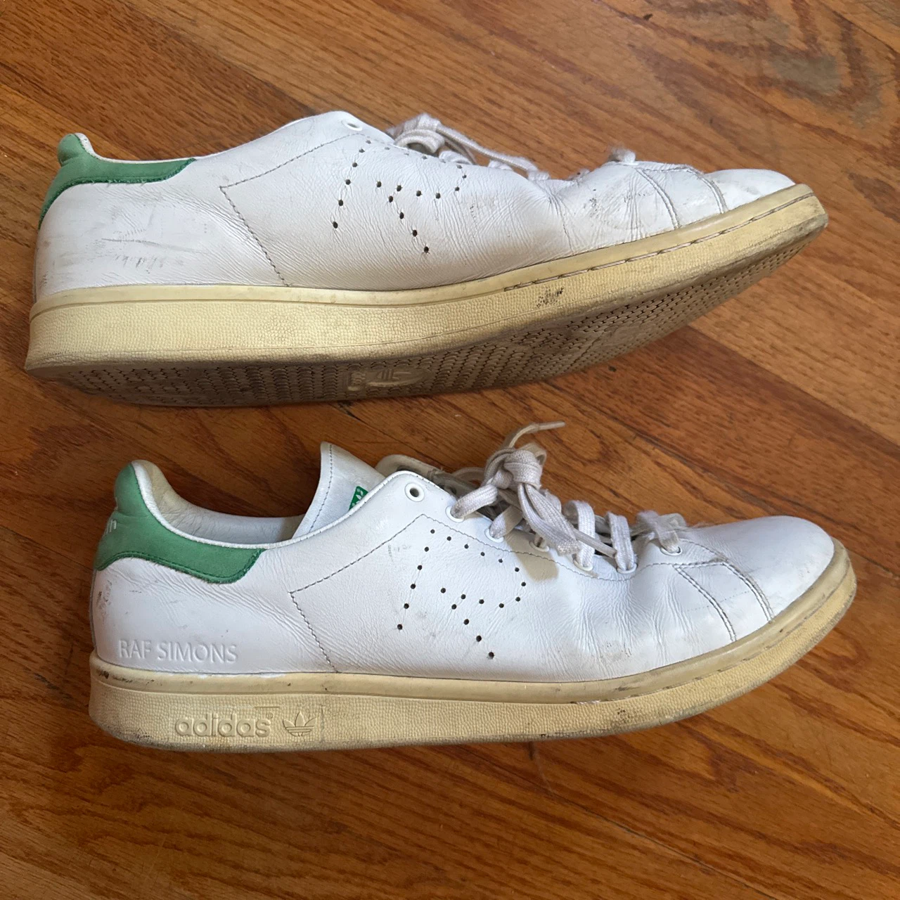 Adidas Stan Smith Raf Simons Sneakers White Green - photo 4