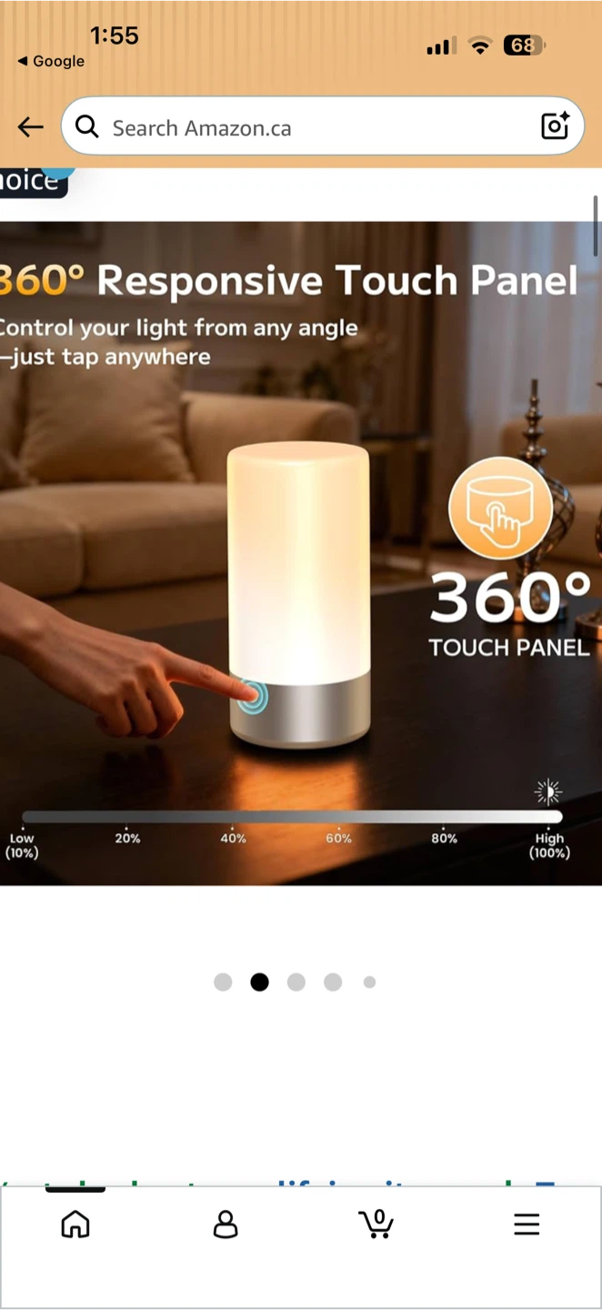 LED Touch Control Table Lamp - photo 5