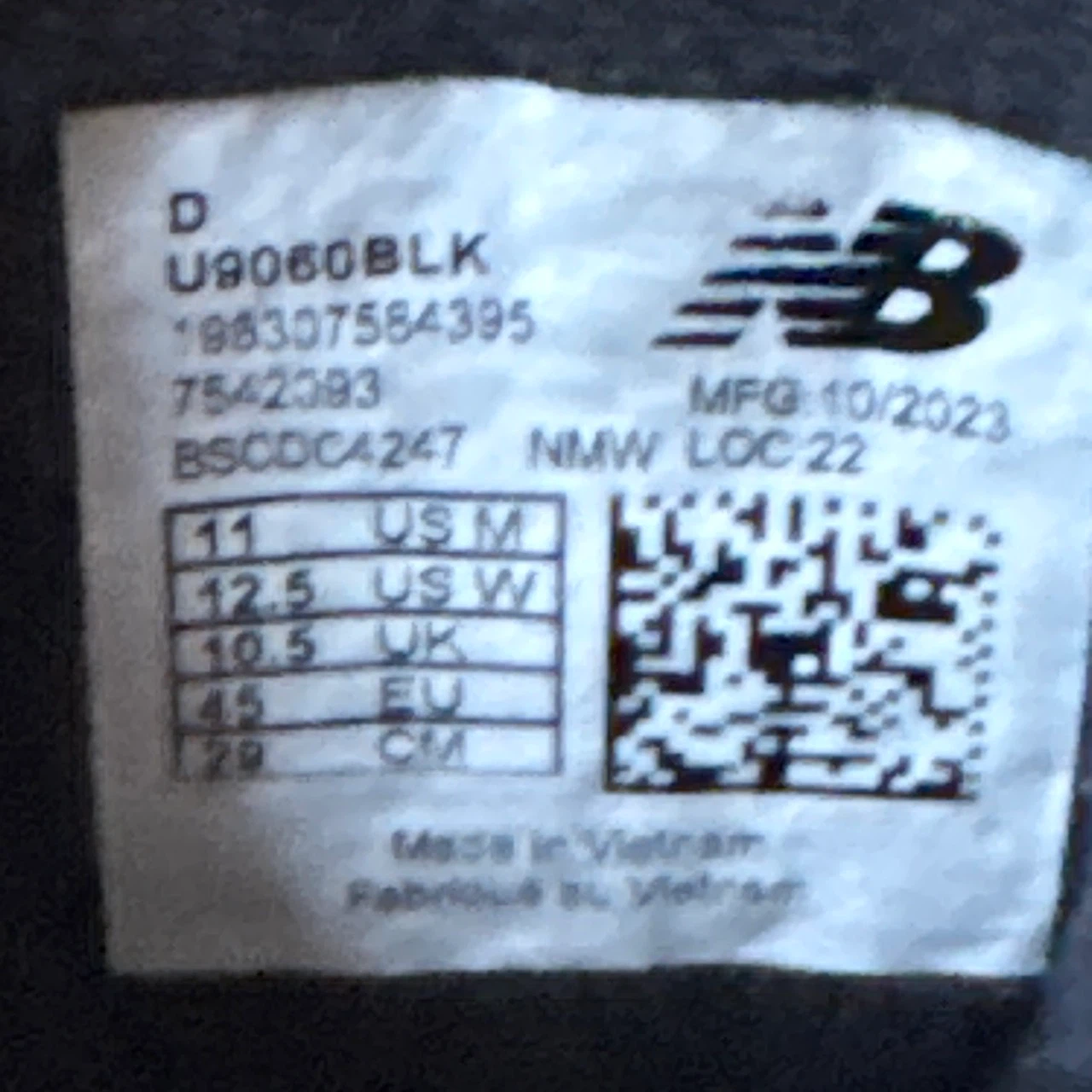 New Balance U9060BLK Shoes - photo 5
