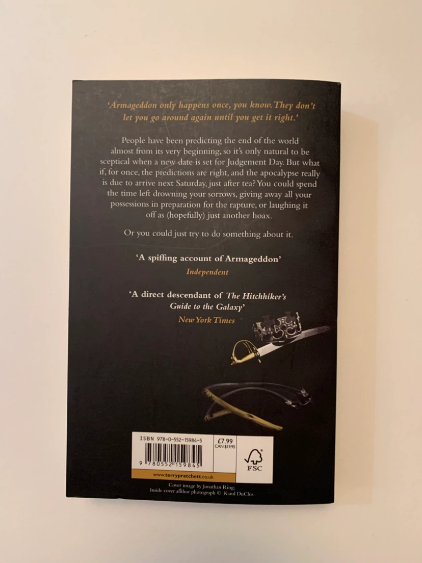 Good Omens by Terry Pratchett & Neil Gaiman - photo 2