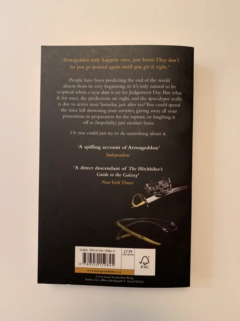 Good Omens by Terry Pratchett & Neil Gaiman - photo 2