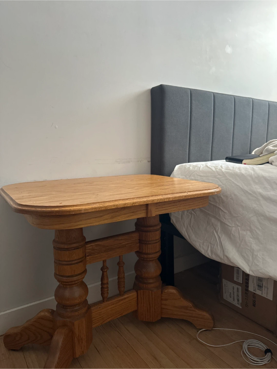 2 Wooden Rectangular oak Tables