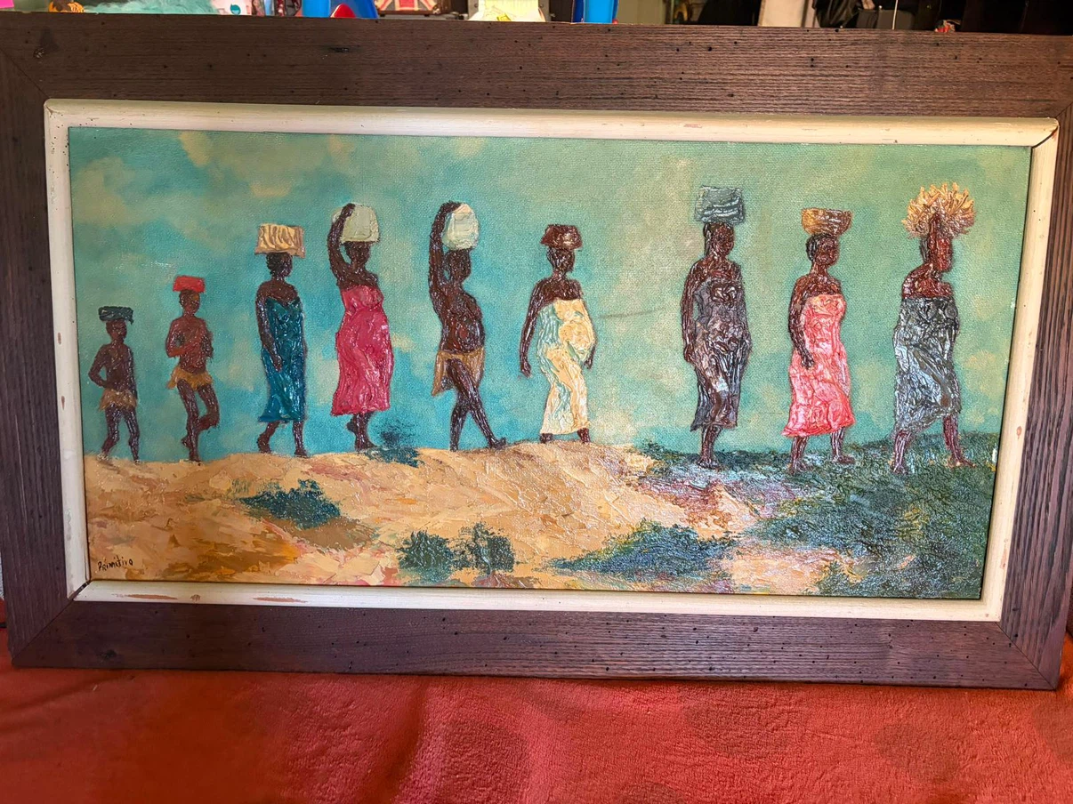 Framed Painting - "Primitivo"