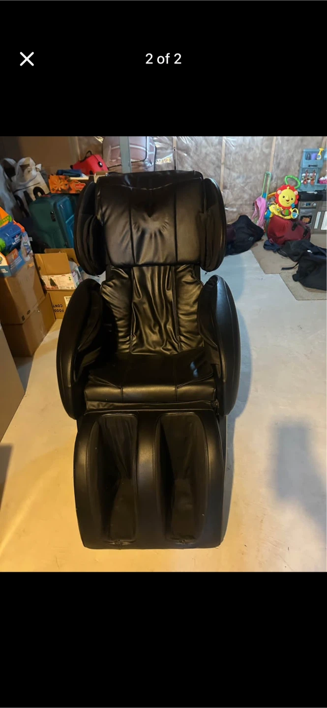 Black Massage Chair
