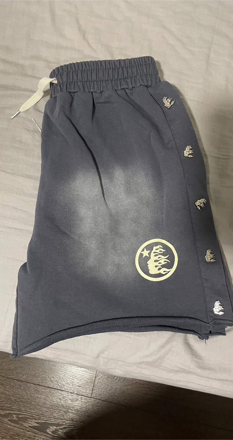 Hellstar Grey Athletic Shorts - photo 3