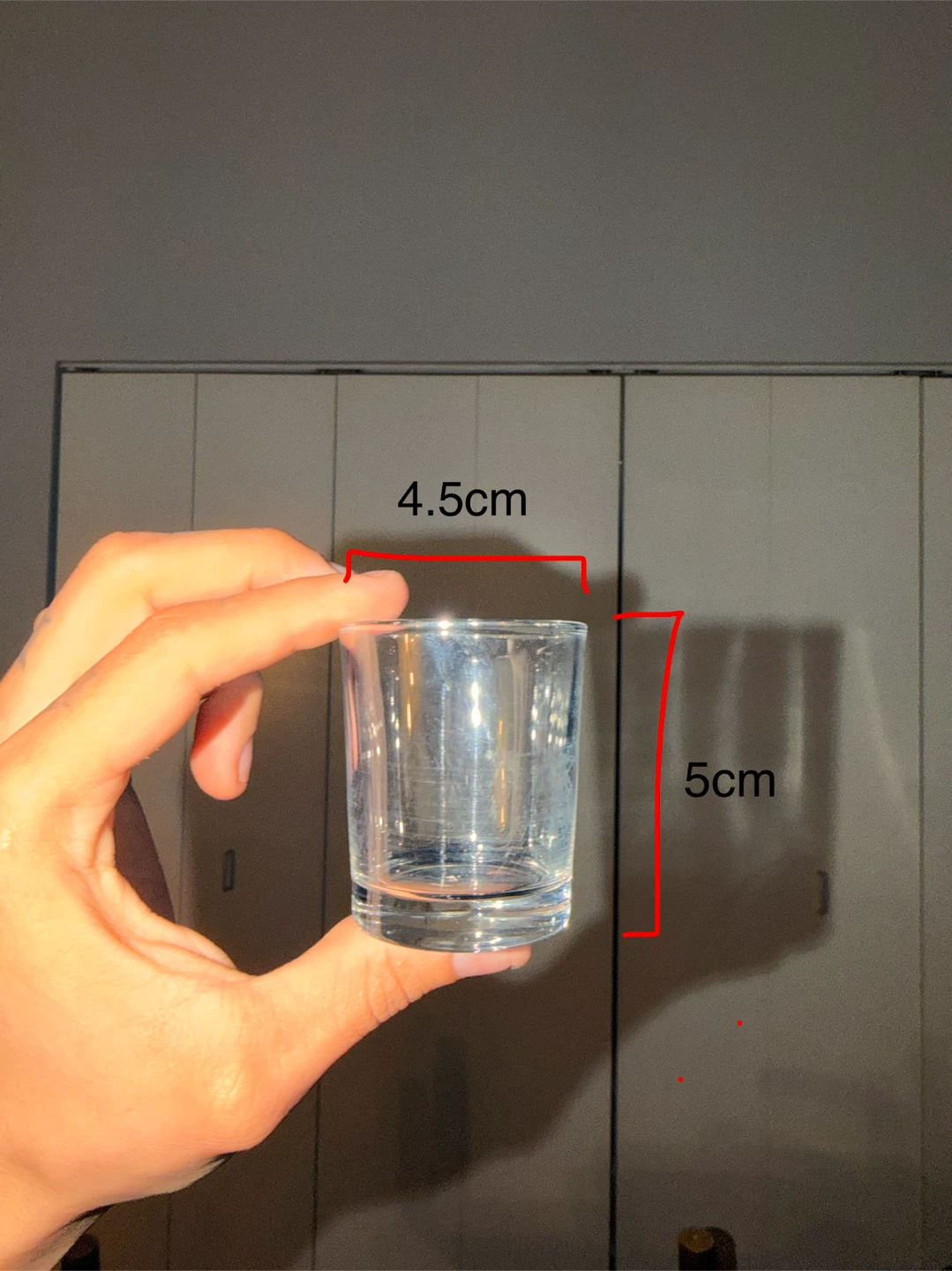 66ct Small Glass Candle Holders / Votive Glasses
