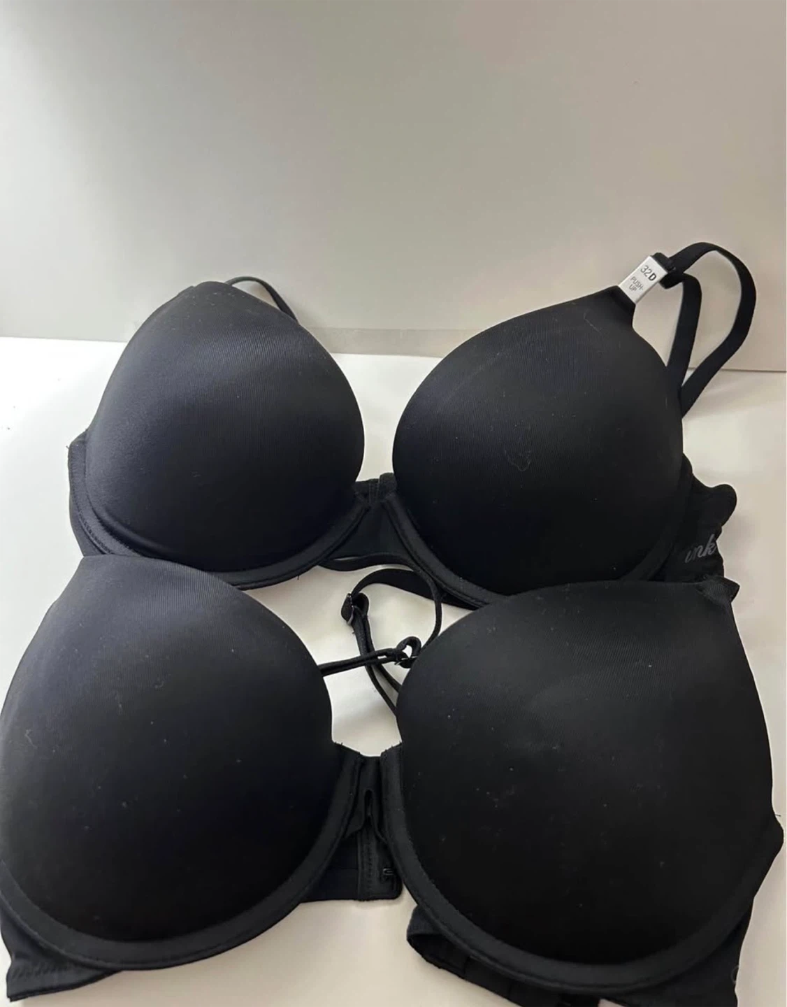 NOT USED 2 Black Push-Up Bras