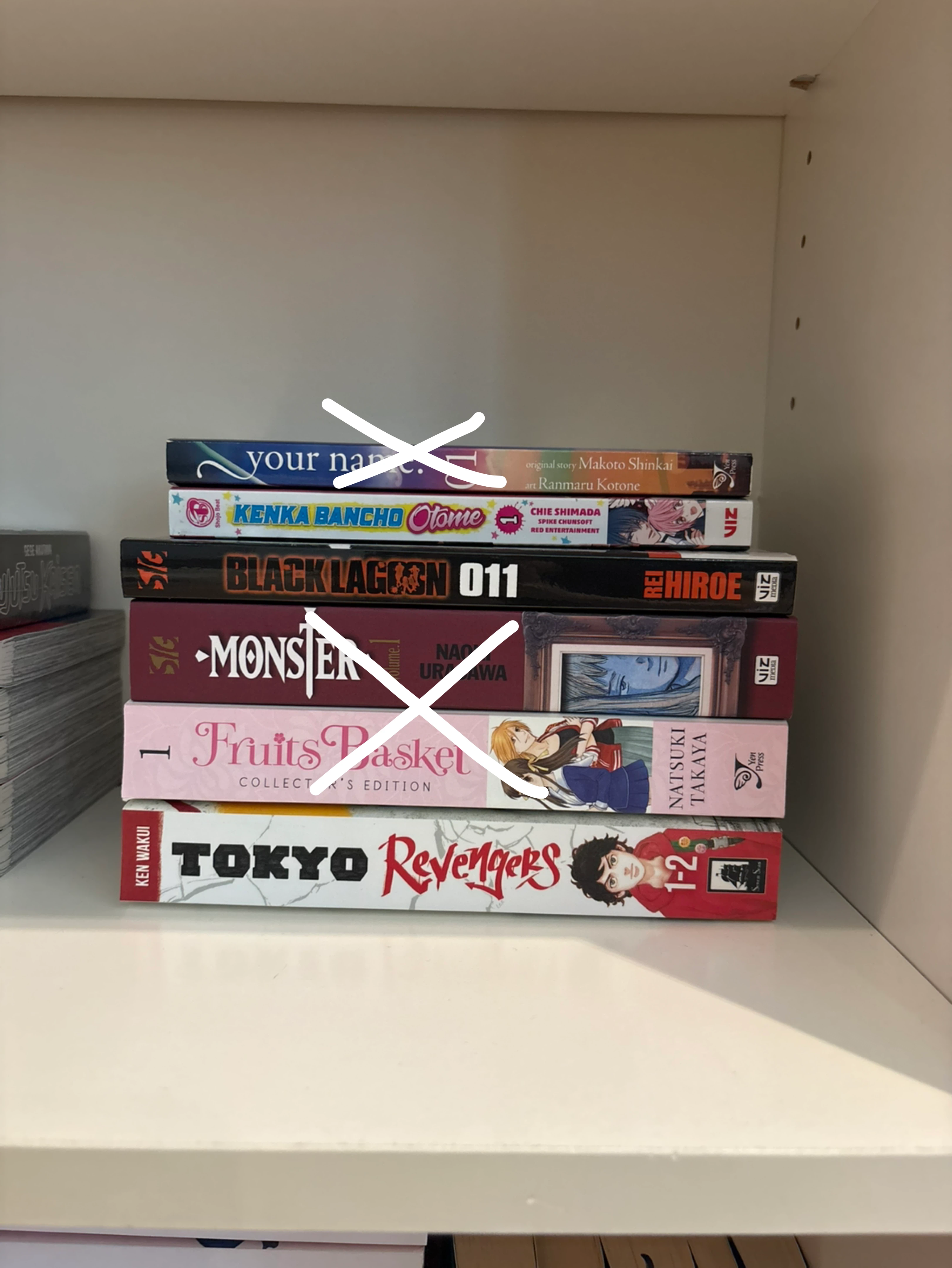 Manga Collection - Your Name, Black Lagoon, Monster etc.