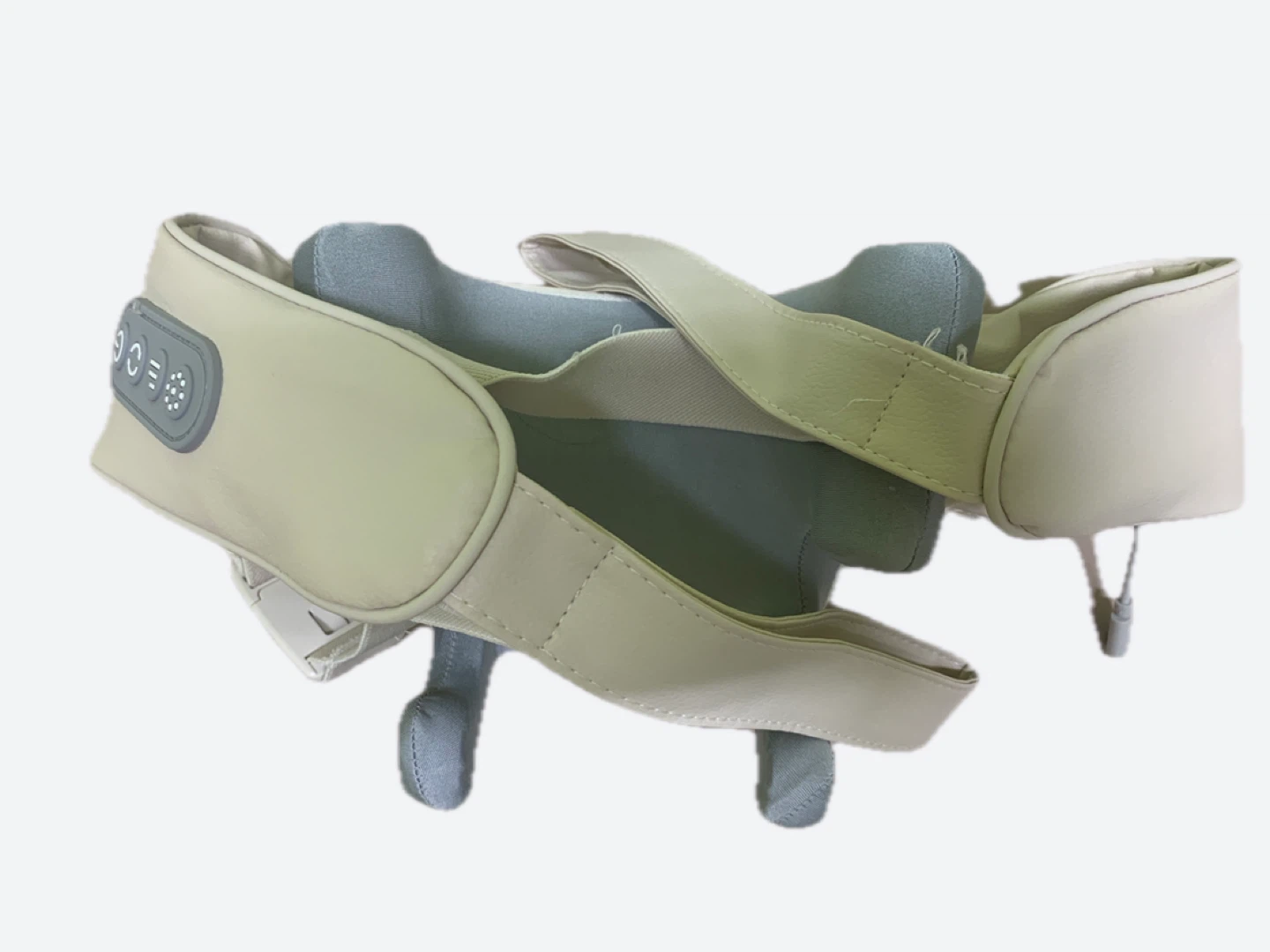 Beige Neck Massager with Control Panel