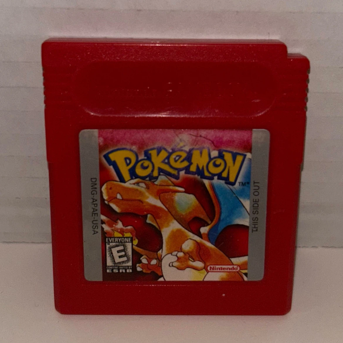 Nintendo Pokémon Red Game Boy Cartridge